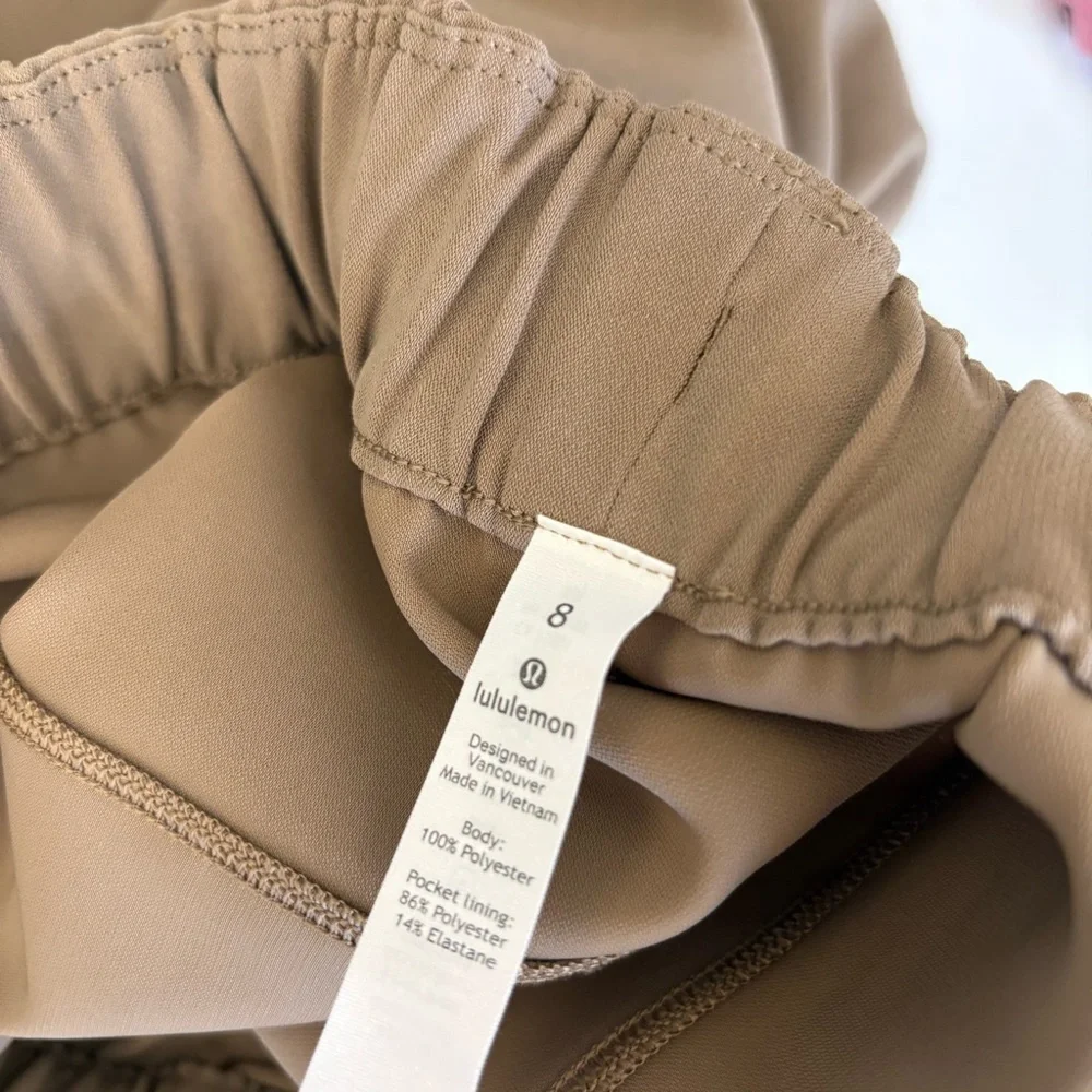 Lululemon || On The Fly Skirt Woven Frontier Taupe Brown 8‎